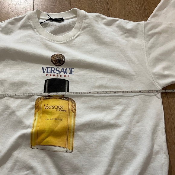 AUTHENTIC new VERSACE runway PULLOVER sz L - Picture 6 of 11
